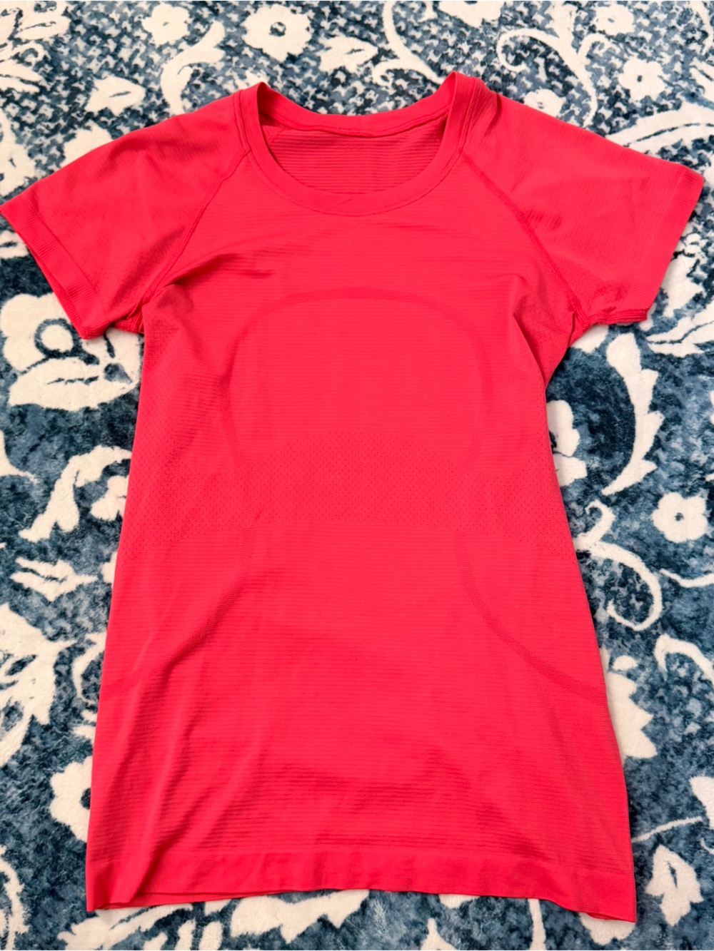lululemon athletica Short Sleeve Performance Tee in Coral